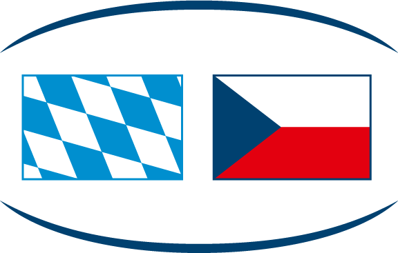 Vlajky Bavorska a České republiky / Flaggen Bayern und Tschechien